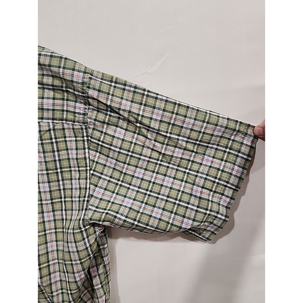 Cinch Button Down Shirt Mens M‎ Plaid, Pocket Short Sleeve 100% Cotton - Picture 10 of 10